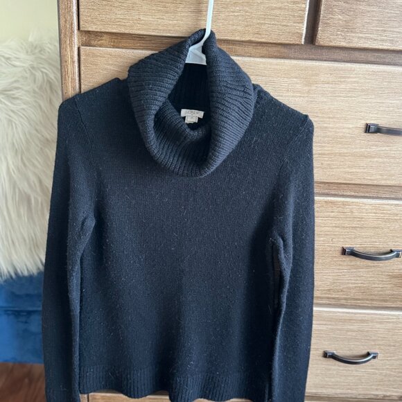 J.Crew XSmall black turtleneck sweater - Picture 3 of 4